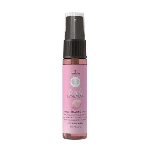 Sensuva Deeply Love You Throat Relaxing Spray Cotton Candy 1 oz. - Image 2