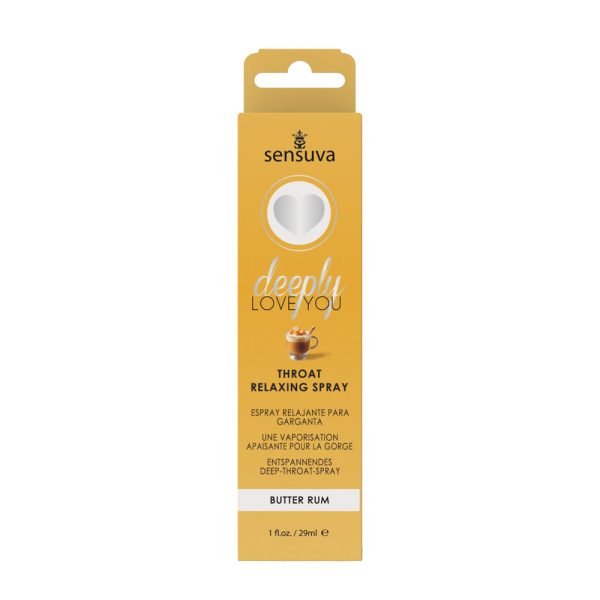 Sensuva Deeply Love You Throat Relaxing Spray Butter Rum 1 oz. - Image 3
