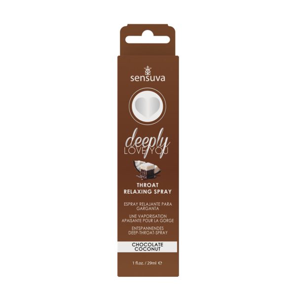 Sensuva Deeply Love You Throat Relaxing Spray Chocolate Coconut 1 oz. - Image 3