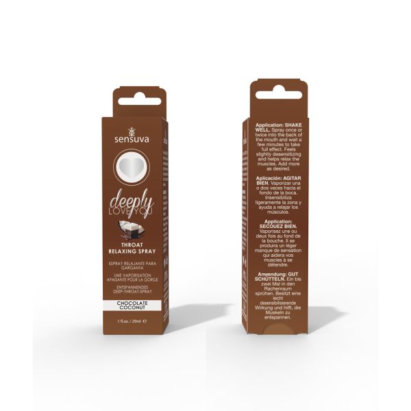 Sensuva Deeply Love You Throat Relaxing Spray Chocolate Coconut 1 oz. - Image 4