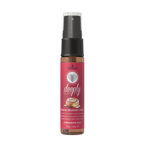Sensuva Deeply Love You Throat Relaxing Spray Cinnamon Roll 1 oz. - Image 2