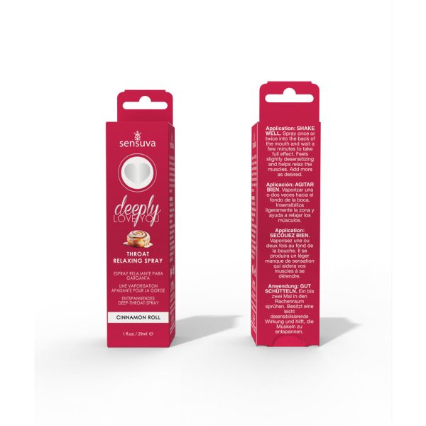 Sensuva Deeply Love You Throat Relaxing Spray Cinnamon Roll 1 oz. - Image 4