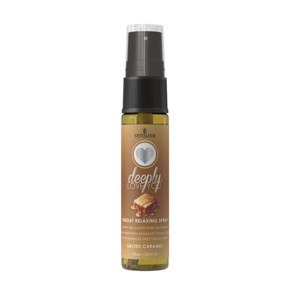 Sensuva Deeply Love You Throat Relaxing Spray Salted Caramel 1 oz. - Image 2