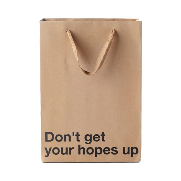Snarky Gift Bags Don''t Get Your Hopes Up 3pk - Image 2