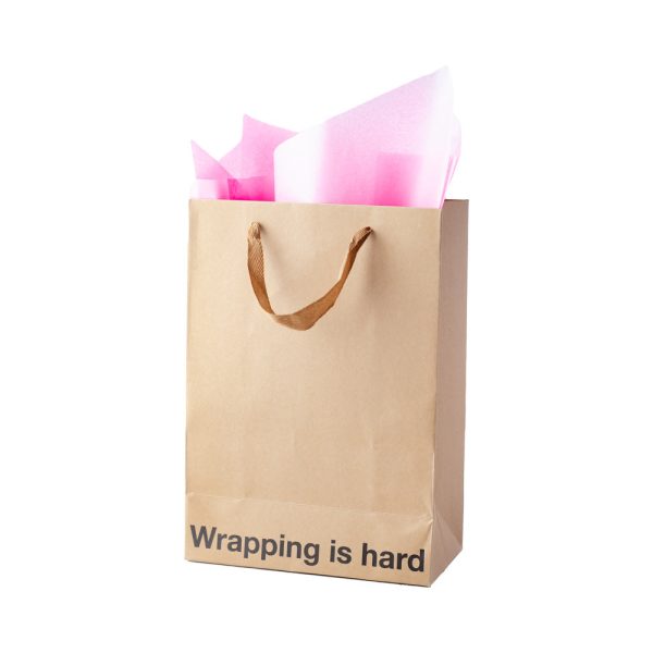 Snarky Gift Bags Wrapping Is Hard 3pk - Image 3