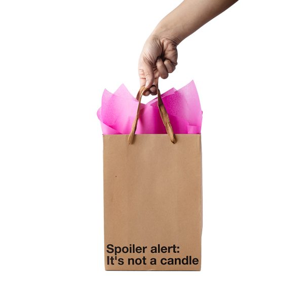 Snarky Gift Bags Not A Candle 3pk - Image 4