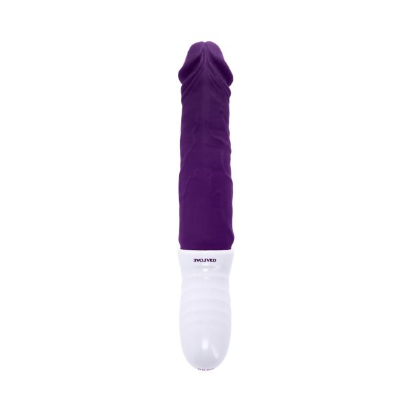 Evolved Plum Thrust Rechargeable Thrusting Vibe Silicone - Image 6