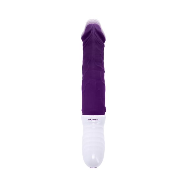 Evolved Plum Thrust Rechargeable Thrusting Vibe Silicone - Image 7