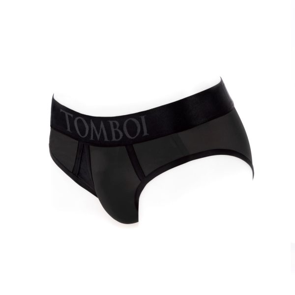 SpareParts Tomboi Cover Brief Style Underwear Harness Nylon Black/Black XS - Image 7