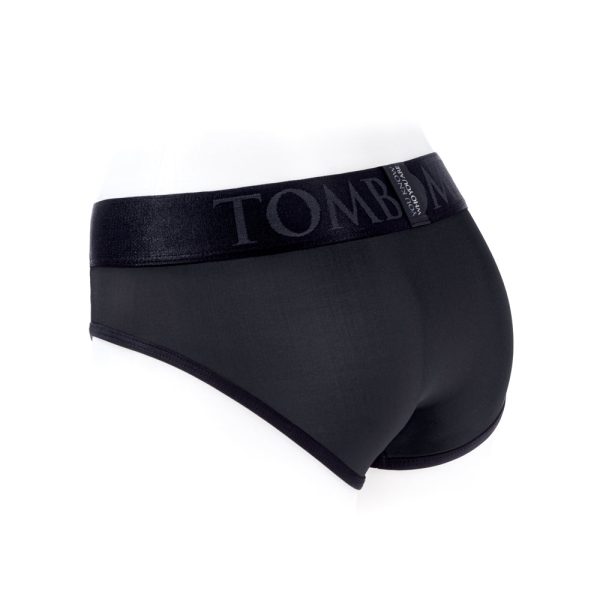SpareParts Tomboi Cover Brief Style Underwear Harness Nylon Black/Black S - Image 8