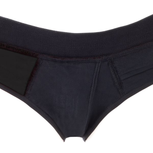 SpareParts Tomboi Cover Brief Style Underwear Harness Nylon Black/Black 2XL - Image 10