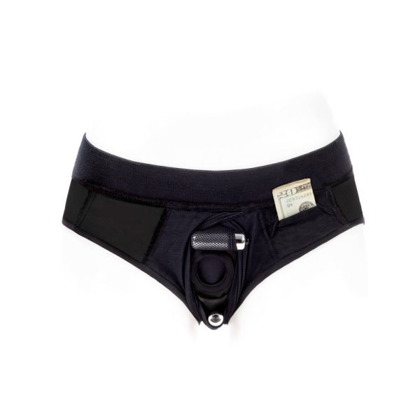 SpareParts Tomboi Cover Brief Style Underwear Harness Nylon Black/Black 4XL - Image 6