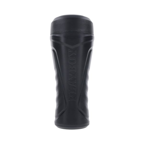 Playboy The Urge Medium Stroker Non-Vibrating TPE Black - Image 2