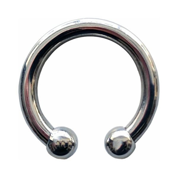 Rouge Stainless Steel Horseshoe Cock Ring (30mm) - Image 2