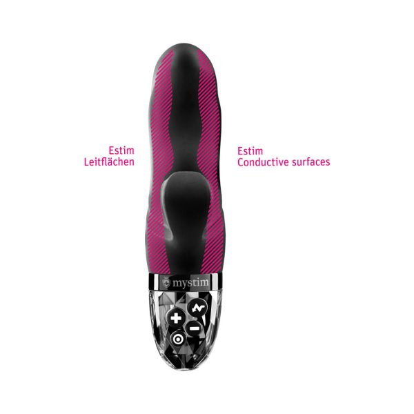 Mystim Hop Hop Bob eStim Vibrator Black - Image 5