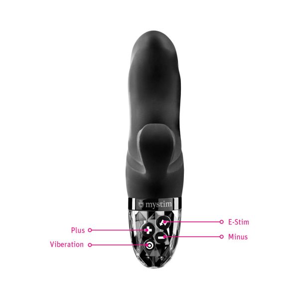 Mystim Hop Hop Bob eStim Vibrator Black - Image 8
