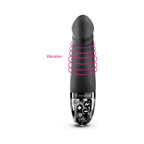 Mystim Real Deal Neal eStim Vibrator Black - Image 6