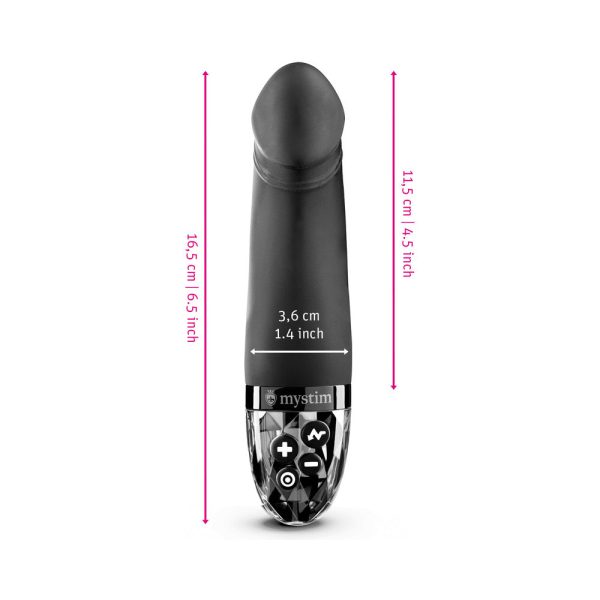 Mystim Real Deal Neal eStim Vibrator Black - Image 7