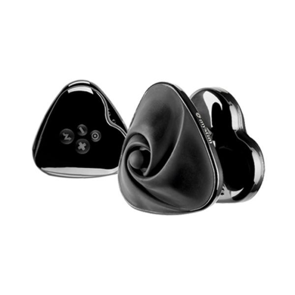 Mystim Heart''s Desire eStim Lay On Vibrator Black - Image 2