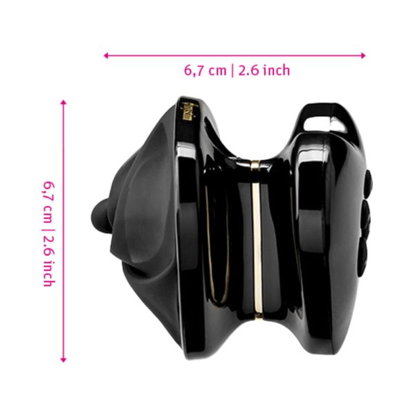 Mystim Heart''s Desire eStim Lay On Vibrator Black - Image 9