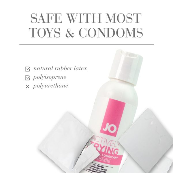 JO Actively Trying Paraben-Free Water-Based Lubricant 4 oz. - Image 4