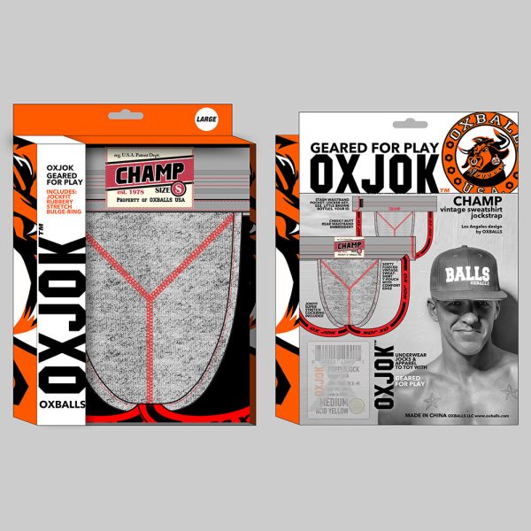 Oxballs Oxjok Champ Vintage Sweatshirt-Jock Gray Heather S - Image 6