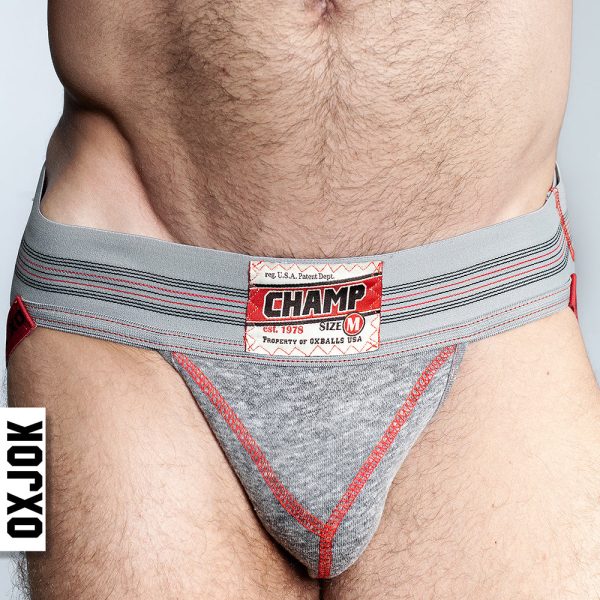 Oxballs Oxjok Champ Vintage Sweatshirt-Jock Gray Heather 2XL - Image 2