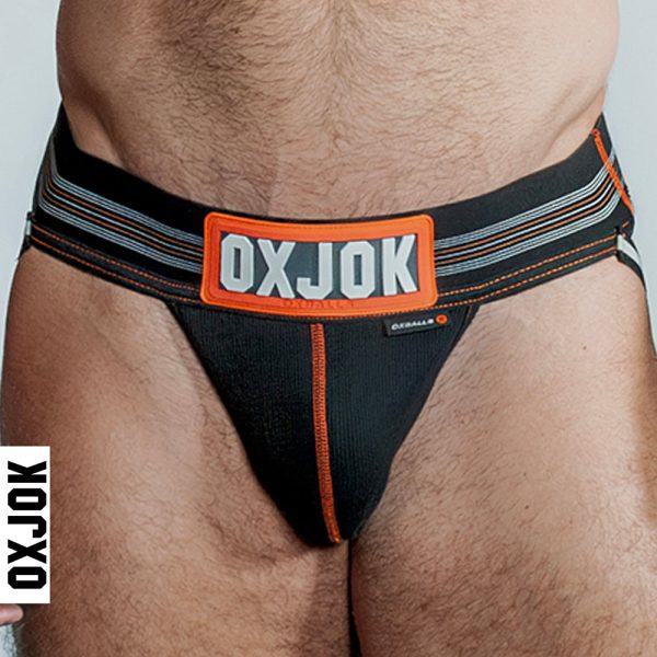 Oxballs Oxjok Slingjock Upthrust Slider-Strap Jock Black Iron S - Image 2