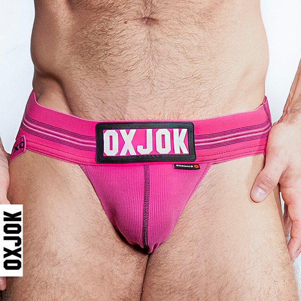 Oxballs Oxjok Slingjock Upthrust Slider-Strap Jock Pink Sky 2XL - Image 2