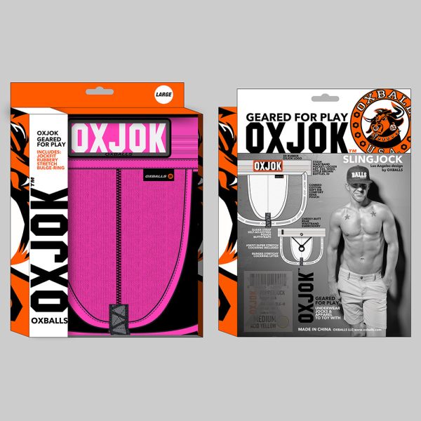 Oxballs Oxjok Slingjock Upthrust Slider-Strap Jock Pink Sky 2XL - Image 6