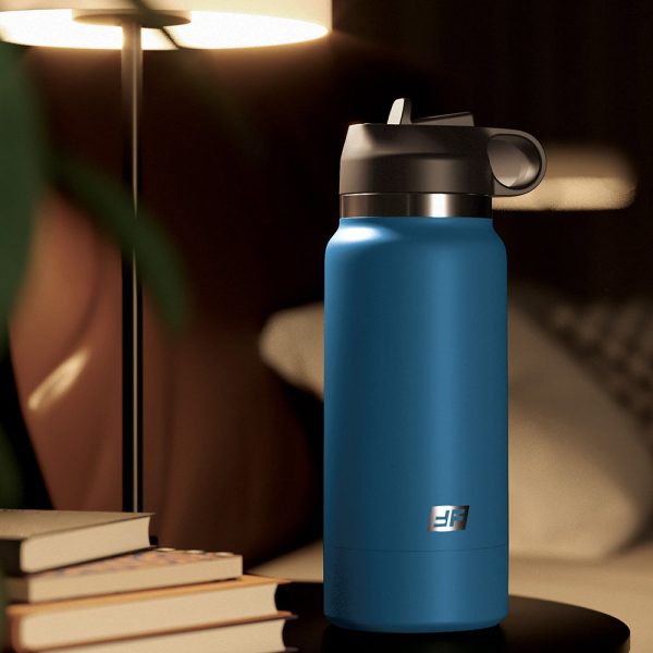 PDX Plus Fuck Flask Private Pleaser Discreet Stroker Blue Bottle Light - Image 7
