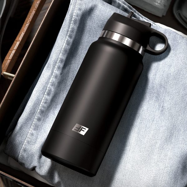 PDX Plus Fap Flask Thrill Seeker Discreet Stroker Black Bottle Frosted - Image 5