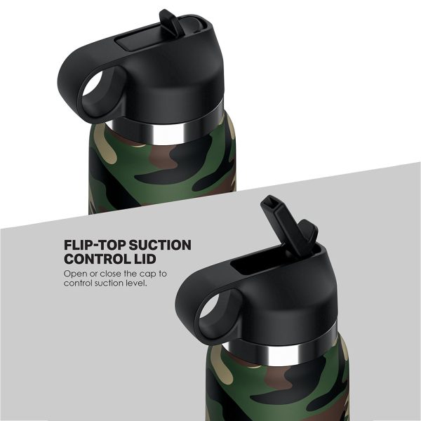 PDX Plus Fap Flask Happy Camper Discreet Stroker Camo Frosted - Image 4