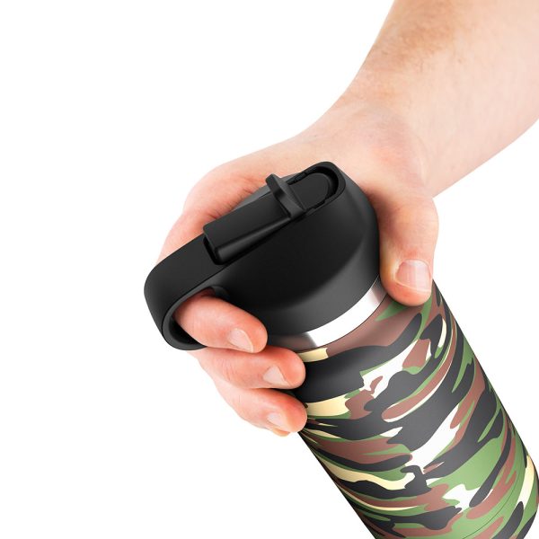 PDX Plus Fap Flask Happy Camper Discreet Stroker Camo Frosted - Image 5
