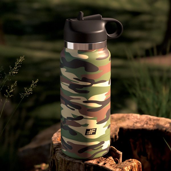PDX Plus Fap Flask Happy Camper Discreet Stroker Camo Frosted - Image 7