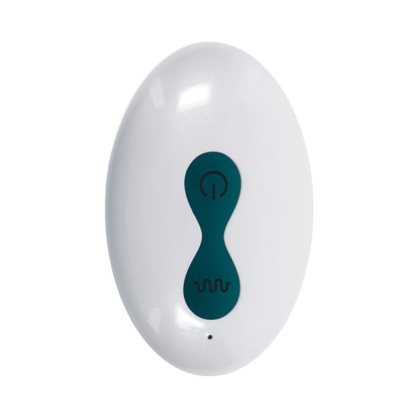 Gender X Tunnel Tapper Rechargeable Vibrating Anal Plug with Remote Teal - Image 10