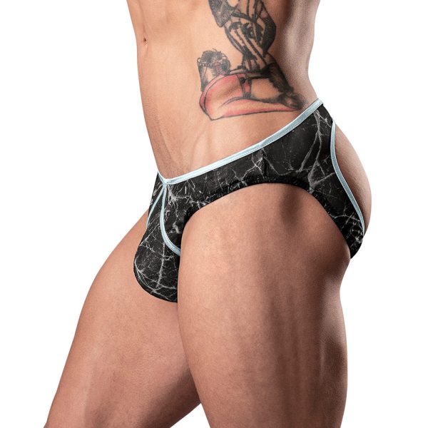 Male Power Marble Mesh Mini Moonshine Black S/M - Image 4