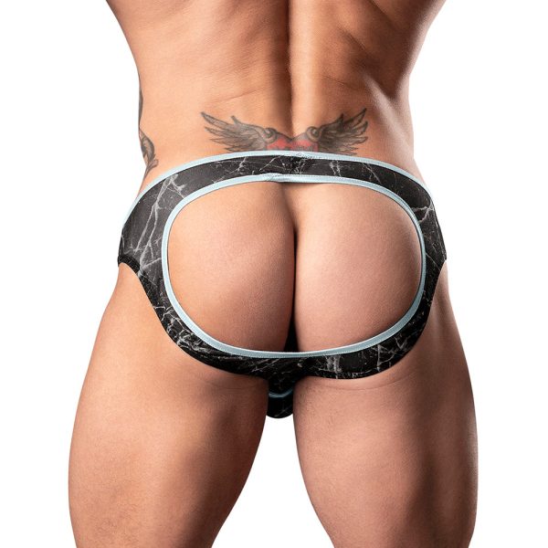 Male Power Marble Mesh Mini Moonshine Black S/M - Image 5