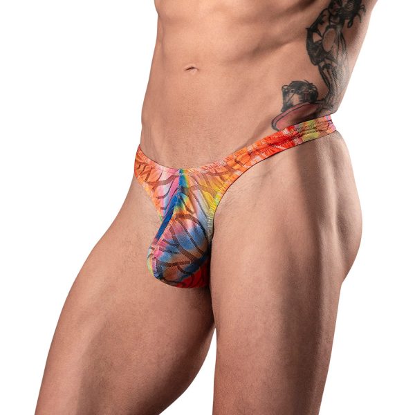 Male Power Your Lace Or Mine Bong Thong Multicolor S/M - Image 4