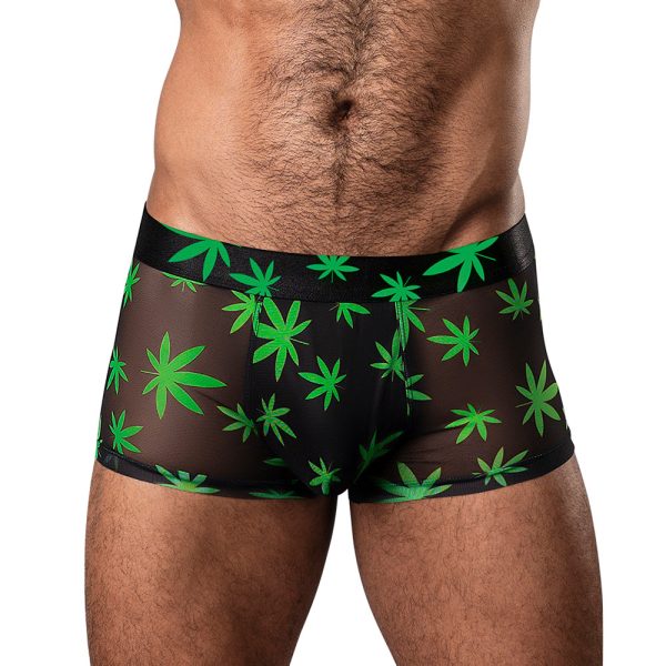 Male Power Hazy Dayz Pouch Short Pot Leaf L - Image 4