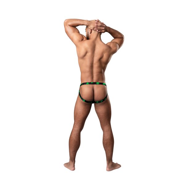 Male Power Hazy Dayz Jock Pot Leaf L/XL - Image 3