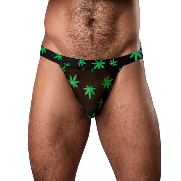 Male Power Hazy Dayz Jock Pot Leaf L/XL - Image 4