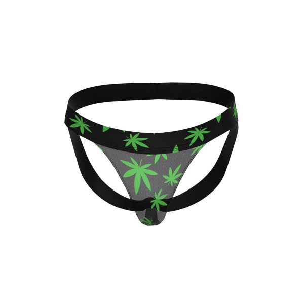 Male Power Hazy Dayz Jock Pot Leaf L/XL - Image 7