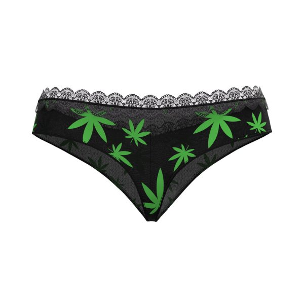 Magic Silk Hazy Dayz Boy Short Pot Leaf S/M - Image 3
