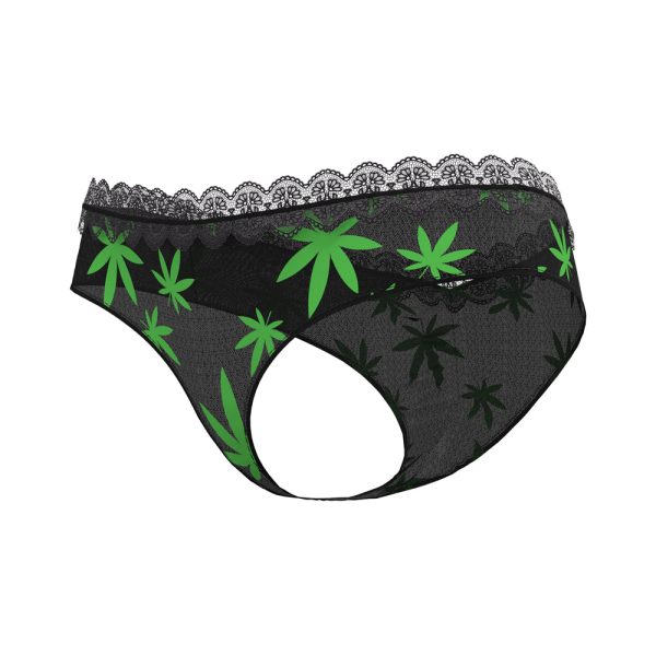 Magic Silk Hazy Dayz Boy Short Pot Leaf L/XL - Image 4