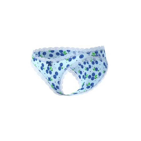 Magic Silk Sweet Treats Boy Short with Lube Blueberry L/XL - Image 4