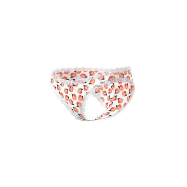 Magic Silk Sweet Treats Boy Short with Lube Peach S/M - Image 4