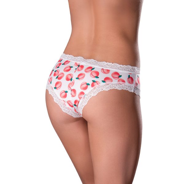 Magic Silk Sweet Treats Boy Short with Lube Peach L/XL - Image 2