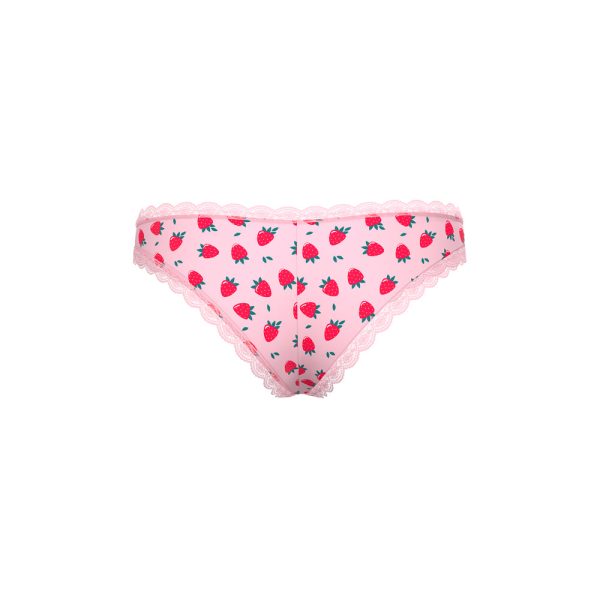 Magic Silk Sweet Treats Boy Short with Lube Strawberry Queen Size - Image 5