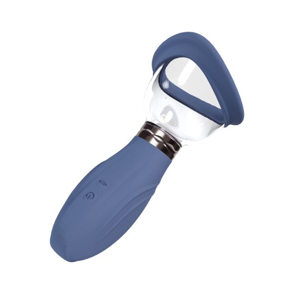 Pumped Delightful Automatic Rechargeable Vulva & Breast Pump Blue - Image 3